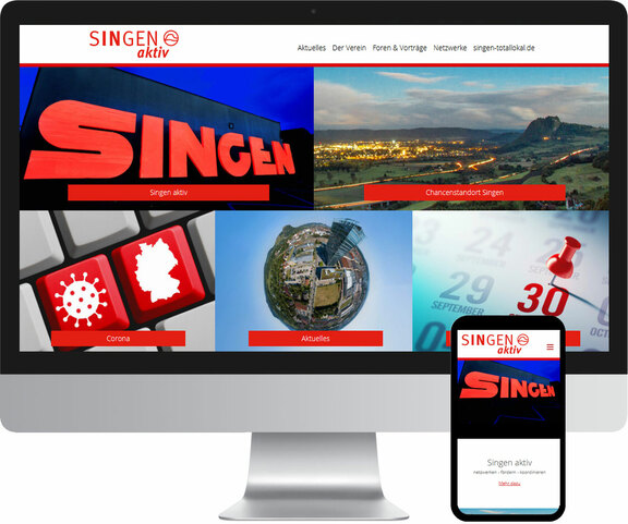 Homepage & Webdesign Singen aktiv