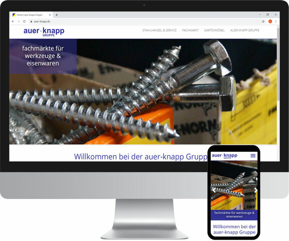 Homepage & Webdesign Auer-Knapp